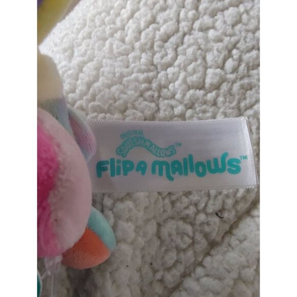 Squishmallow 5" OPAL Smiling Octopus Plush, Tie-Dye Pink/Yellow/Blue, KellyToy - Picture 14 of 16